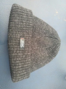 Gorro para hombre Rock Jock gris negro tejido con forro térmico cálido  - Imagen 1 de 3