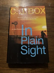 SIGNED In Plain Sight  By C. J. Box 1st Edition First Printing 2006 HCDJ - Picture 1 of 12