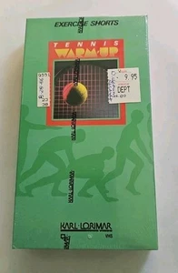 Tennis Warm-Up VHS SEALED Watermarks Karl Lorimar Video NO BARCODE VTG - Picture 1 of 8