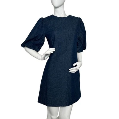 Vestido informal Kate Spade Denim Taxi índigo talla 0 Foto 1 de 4