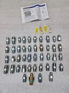 Qty-44 Assorted BrassCraft Safety+PLUS Series Gas Appliance Fittings - Picture 1 of 8