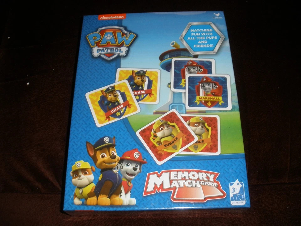 Nickelodeon Paw Patrol Memory Match Game Cardinal 58367