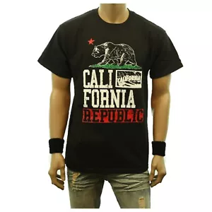 Divertida Camiseta Gráfica REPÚBLICA DE CALICALIFORNIA Impresa Humor Informal Hip Hop Urbana - Imagen 1 de 3