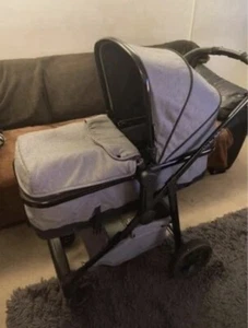 Ickle Bubba Moon 3 in 1 Travel System - Light Grey - Picture 1 of 5