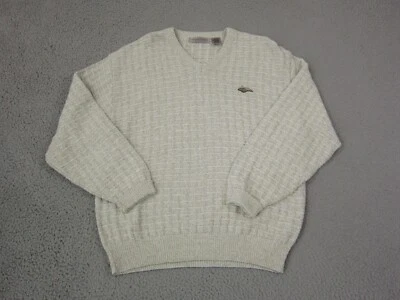 Suéter Vintage Eslabones de Ciprés Para Hombre Extra Grande XL Marrón Golf Hecho en EE. UU. Algodón Foto 1 de 4