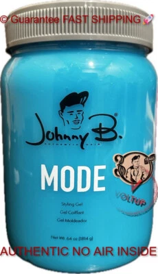 Johnny B. Mode Styling Hair Gel 64oz Mega Size NO ALCOHOL - AUTHENTIC - (UNISEX) - Image 1 of 4