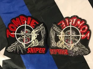 Kleine 2,75"" ZOMBIE SCHARFSCHÜTZE Zielfernrohr Fadenkreuz KILL Apocalypse Bügeln/Nähen Patch - Bild 1 von 6