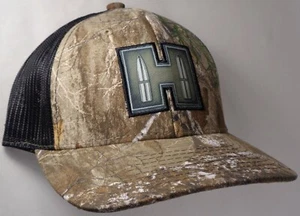 Gorra con licencia Hornady munición camuflaje malla negra OC - Imagen 1 de 2