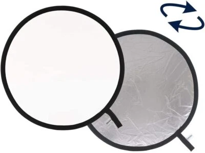 LASTOLITE LR1231 Collapsible Reflector (Silver/White,12") - Image 1 of 4