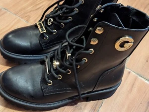 GBG Los Angeles Guess Stiefeletten Damen Größe 5,5 M schwarz Schnürung - Bild 1 von 7