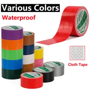 Waterproof Cloth Tape Self Adhesive Gaffa Duct Tapes Carpet Repair Packaging - Picture 1 of 28
