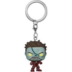 What If Zombie Iron Man Pocket Collectible Miniaturized Pop! Keychain Figure - Picture 1 of 2