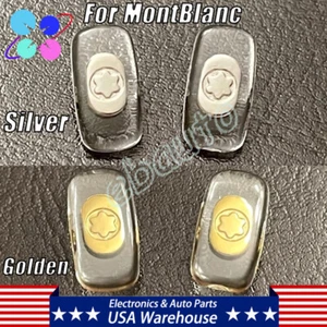 For MontBlanc Eyeglasses Sunglasses Silver Silicone Nose Pads &Screw Gold/Silver - Picture 1 of 8