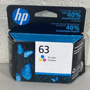 HP 63 Tri-Color Tintenpatrone, DeskJet, Original OEM, Garantie NOV 2022 - Bild 1 von 4