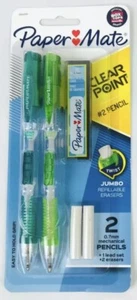 Paper Mate Clear Point Mechanical Pencil Starter Se (0.7mm 2-Pack) NEW!! - Picture 1 of 2