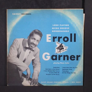 ERROLL GARNER: playing piano solos SAVOY 10" LP 33 RPM - Picture 1 of 2