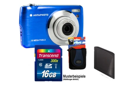 AGFAphoto DC8200 blau Digitalkamera inkl.  16GB Komplettset - Bild 1 von 4