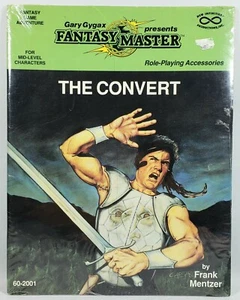 New Fantasy Master THE CONVERT Book 60-2001 Gary Gygax 1987 SEALED - Picture 1 of 2
