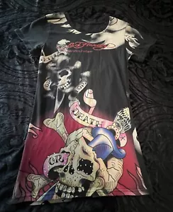 Ed Hardy vintage shirt dress XS - Picture 1 of 2