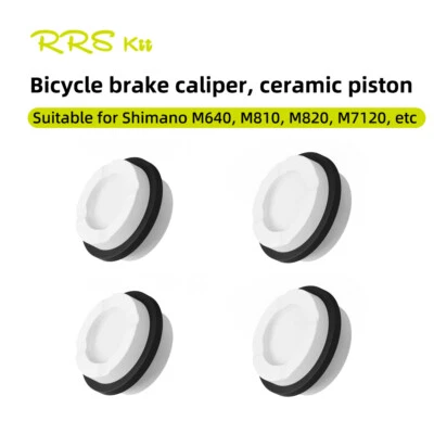 Rrskit Bicycle Brake Ceramic Piston Seals for Shimano MTB Brakes M6120-M9120 etc - Image 1 of 4