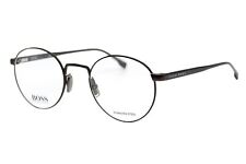 Hugo Boss 1047 V81 Shiny Gunmetal Men's Round Eyeglasses 51-21-145 W/Case New