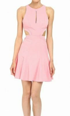 Vestido para mujer Zac Posen algodón rosa caramelo talla 10 EE. UU. L27503 Foto 1 de 2
