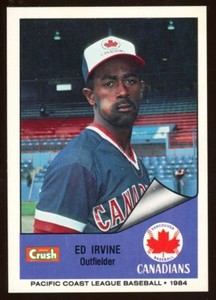 1984 Cramer Sports Vancouver Canadians ED IRVINE RC BREWERS EXPOS ARIZONA STATE