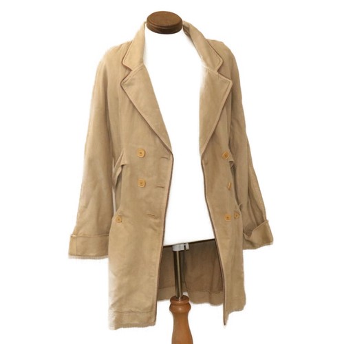 FENDI Giacca Cappotto Lungo Beige Autentica am1626g
