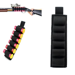 Tactical 6 Rounds Shotgun Holder Card Strip Adhesive Back for 12 Gauge - Picture 1 of 13
