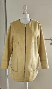 Tolle Damen Jacke von C&A im Wildleder Design, Gelb, Gr. 48 - Bild 1 von 1