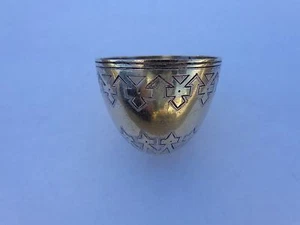 1880s Imperial Romanov St. Peters Castle Novelty Silver Easter Egg Cup JAL ! - Picture 1 of 6