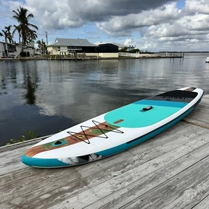 BODY GLOVE i-SKIFF Paddleboard Inflatable SUP Stand Up Paddle Board, Wide Stable - Picture 1 of 17