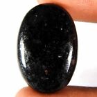 24.35 Ct Natural Iroan Black Numite Oval Cabochon 24X16x4 Loose Gemstone