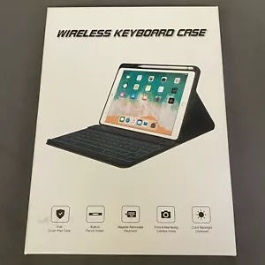 For iPad 7/8/9th Gen Air 5th 4th 3rd 10.9" Pro 11" Bluetooth Keyboard Case Cover - Picture 1 of 3