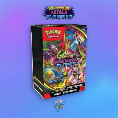 Pokémon Fatale Flammen Boosterbundle Deutsch Sealed Vorbestellung - Bild 1 von 4