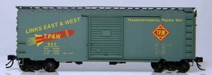 HO Accurail #15931 40' PS1 Steel Boxcar TP&W #623 Built Up - Picture 1 of 5