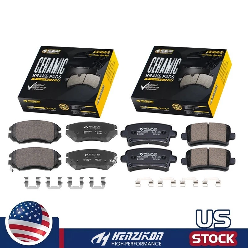 For 2010-2017 2018 2019 2020 Chevy Impala Malibu Regal 9-5 Front Rear  Brake Pad - Image 1 of 4