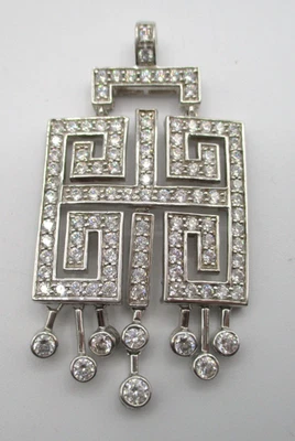 COLGANTE DIAMONIQUE PLATA ESTERLINA CIRCONITA CÚBICA con COLGANTE Foto 1 de 3