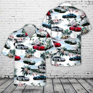 Porsche 911 Hawaiian Shirt - Picture 1 of 2