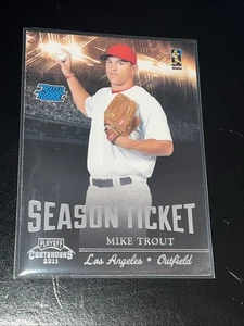MIKE TROUT 2011 Playoff #1 Draft Pick RATED Rookie Card RC LA Angels ROY AS MVP - Picture 1 of 4
