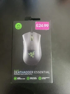 Razer DeathAdder Essential Wired Gaming Mouse Optical Sensor - Picture 1 of 3
