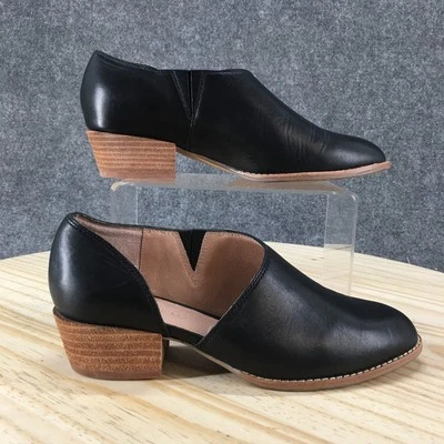 Madewell Botas Mujer 6 The Lucie Informales Sin Cordones Botín Bajo Cuero Negro Foto 1 de 4