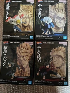 NARUTO Set di 4 Hokage Soldatini Soldatini da Pannello - Foto 1 di 1