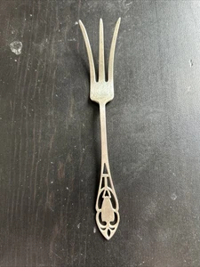 Antike Sterling Silber Gewürzgabel 10,3 Gramm 5 Zoll - Bild 1 von 6