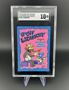1993 Skybox The Simpsons Itchy & Scratchy Between Meal Snacks SGC 10 - Bild 1 von 3