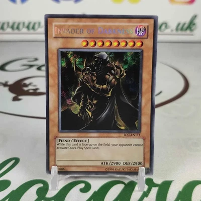 Invader of Darkness  IOC-EN111  Secret Rare Unlimited 1996 Print Yugioh Card VLP - Image 1 of 2