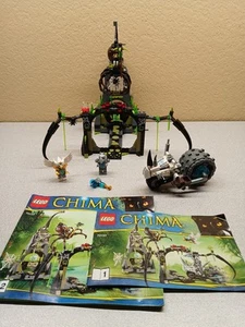LEGO LEGENDS OF CHIMA Spinlyn's Cavern 70133 Few Missing Pieces No Box - Picture 1 of 24