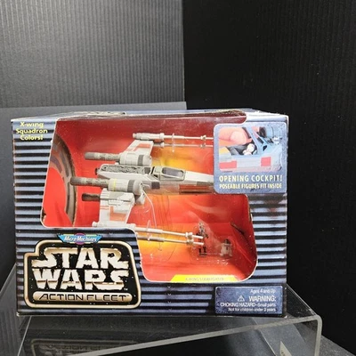 1996 Micro Star Wars Action Fleet  X-Wing Starfighter Wedge Antilles R2 Unit - Image 1 of 4