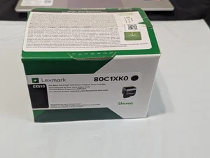 Genuine Lexmark 80C1XK0 Black Extra High Yield Toner Cartridge New in Box - Picture 1 of 1