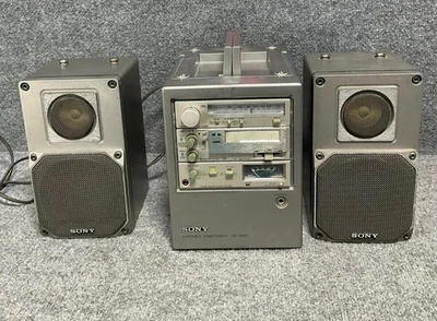 Sony XF-3000 Stereo AM/FM Radio 📻 w/ XS-50 4Ω Speakers Pair 🔊READ - Image 1 of 4